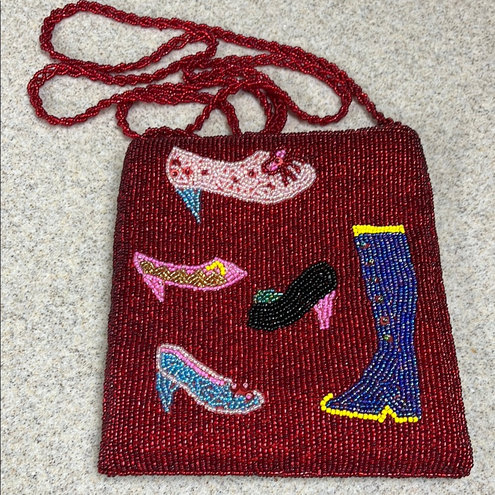 Crossbody bag beaded